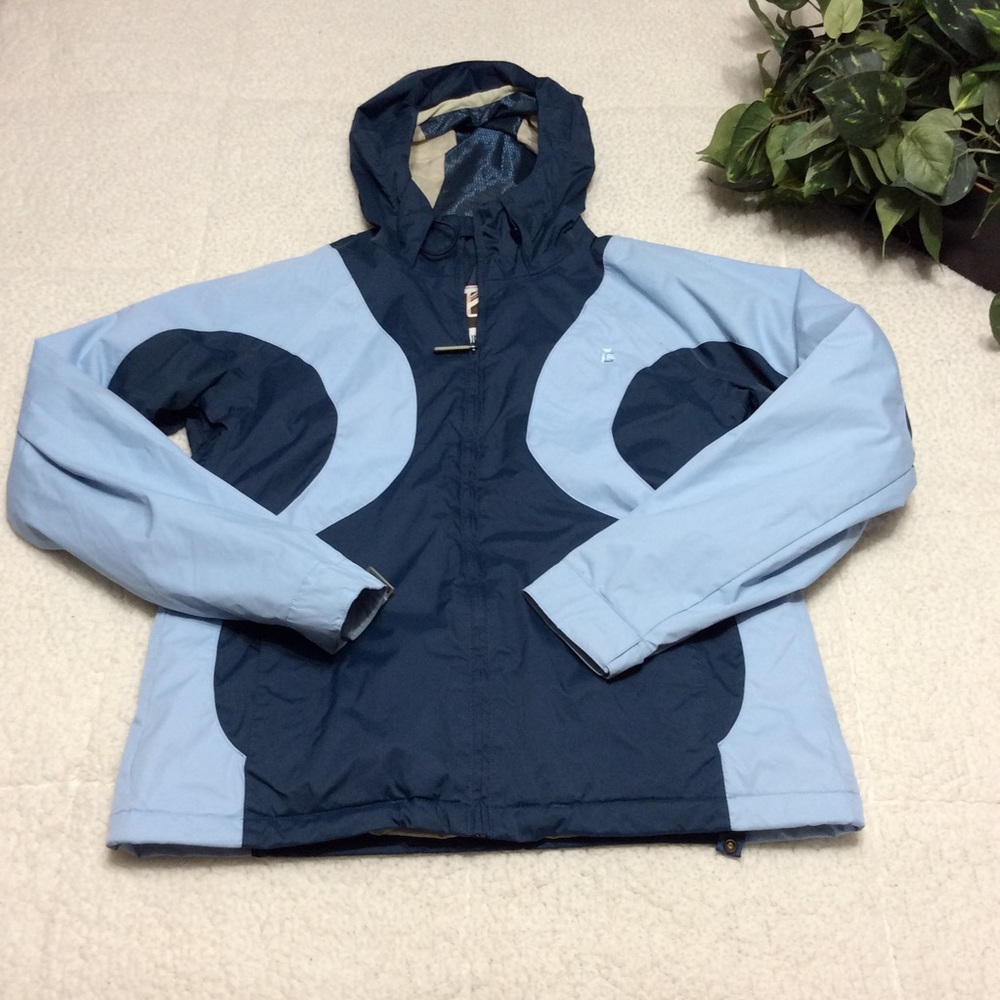 Burton Long Sleeve Hooded Full Front  Zip Jacket M